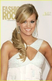 Wedding hair side pony