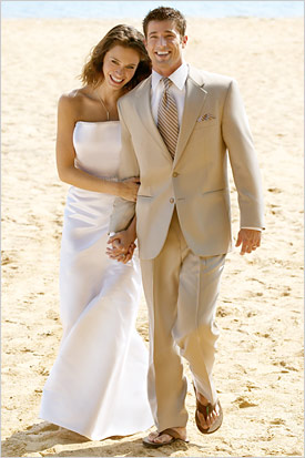Khaki wedding attire 2025