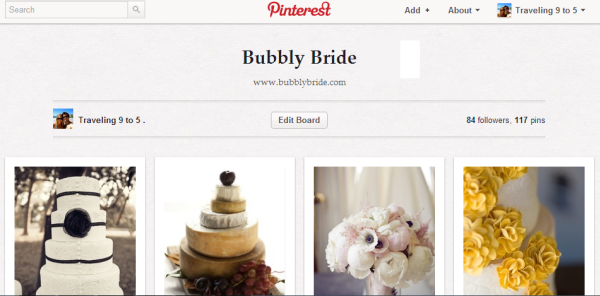 Pinterest bubblybride board